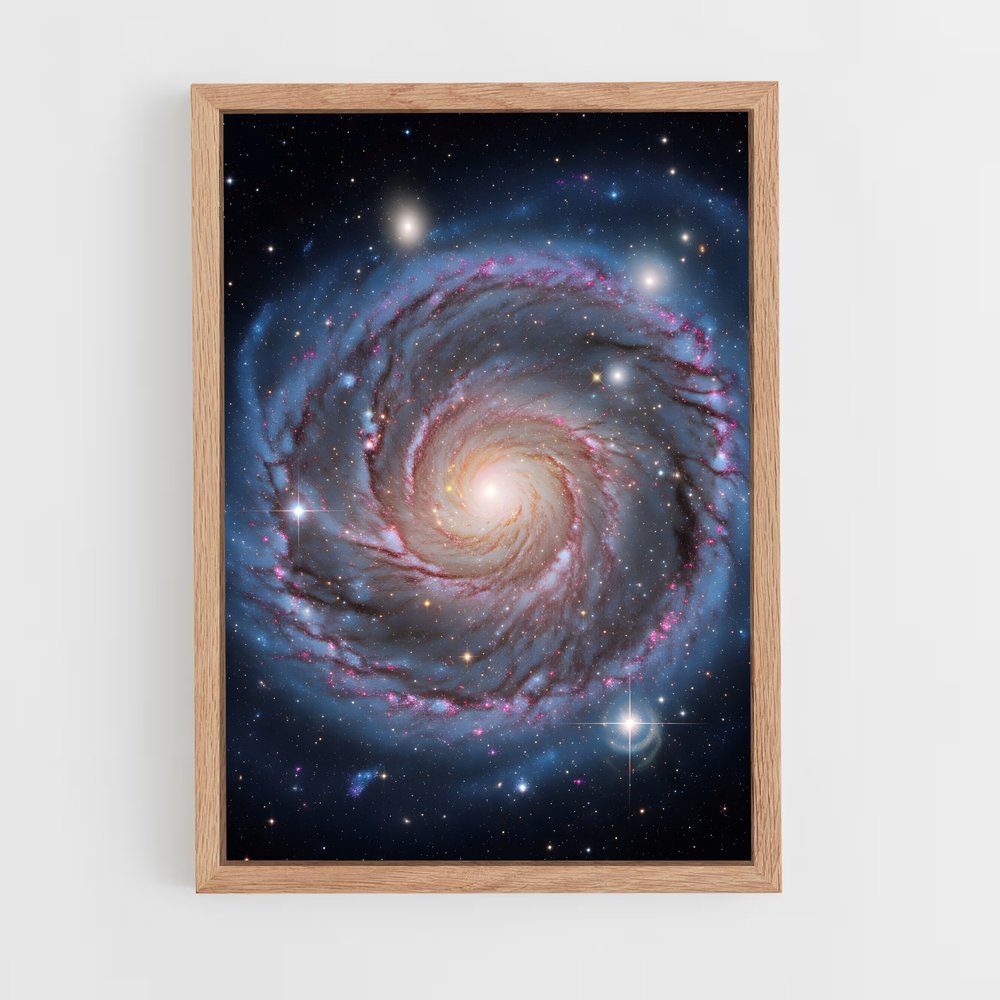 Poster Magnifique galaxie spirale (vue 4)